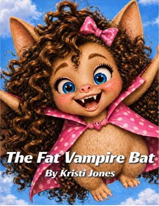 The Fat Vampire Bat book cover by Kristi Jones